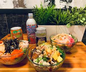 Tasty poke bowls